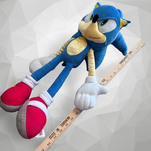 Sega Sonic The Hedgehog 25 Inch Plush Toy Stuffed - Picture 3 of 6